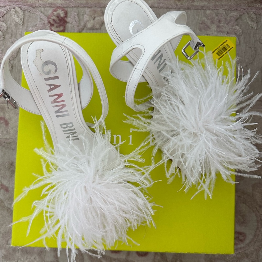 Gianni Bini Feather Heels